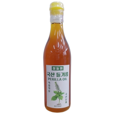 [참들원]직접 착유한 국산 들기름 350ml, 1개