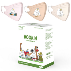 어린숨 엣지 무민 아트심볼 컬러마스크 대형 3종 x 10p 세트, 30매, 1세트, 무민커플