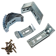 커블 블라인드 ㄱ자 브라켓 스냅 나사못 10P 세트, 1개, 우드블라인드 10P set