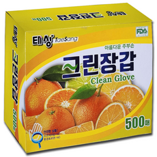 찐스토어 태상 크린장갑 위생장갑 비닐장갑 대용량 500매, 500개입, 1개