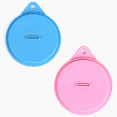 반려동물 캔 간식 덮개 2개 세트 강아지 고양이 반려견 반려묘 간식 저장 뚜껑 고무 flexolid