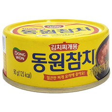동원 김치찌개용 참치 통조림, 90g, 4개