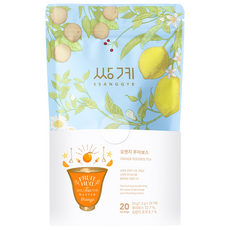 SSANGGYE 南非國寶茶三角茶包 柑橘風味, 1.5g, 20包, 1袋