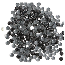 각징/네일/큐빅/보석/핫픽스/아크릴스톤/스톤/하피스, 각징-블랙-2mm, 1개