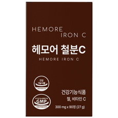 여성 남성 철분제 철분 영양제, 90정, 1박스