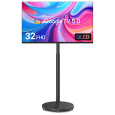 무빙큐빅스 블랙에디션 32인치 FHD QLED 삼탠바이미 X1시리즈 셋트 이동식 스마트TV 삼텐바이미 중소바이미 스탠바이미, 고객직접설치, 스탠드형, GAT321FHDQ, 81cm(32인치)