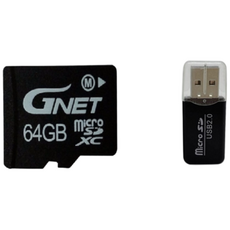 지넷 블랙박스 정품 SD메모리카드 16G 32G 64G 카드리더기 포함, 1개, 64GB