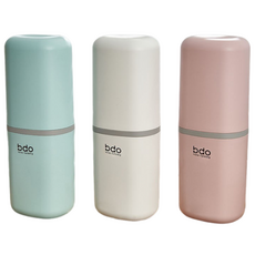 파스텔 휴대용 칫솔케이스 여행용 치약칫솔, 1개, 화이트