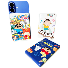 정품 라이선스 짱구 초경량 무선 15W 고속충전 20W 맥세이프 보조배터리 5000mAh, 흰둥이에디션