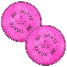 3M 방독마스크 방진 필터 2071 2078 2091 2097 2291 2297, 흄.석면.유기용제 냄새, 1세트