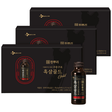 CJ 한뿌리 흑삼골드, 30개, 100ml