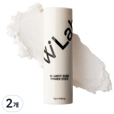 더블유랩 더블유 에어핏 포어 프라이머 스틱(모공/유분제거), 무색, 2개