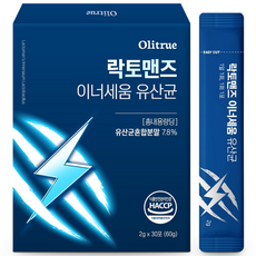 락토맨즈 이너세움 전립선 유산균 30포 60g, 1박스, 30회분