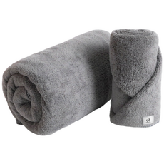 딩동펫 부드러운 펫타올 2종 세트, 그레이, 1개