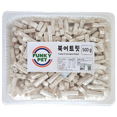 펑키펫 동결건조간식 북어스틱, 1개, 500g, 북어