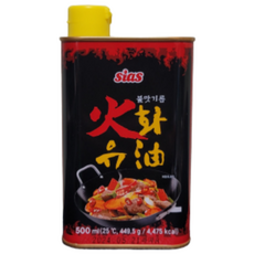 불맛기름(시아스 500g) 업소용 중식 화유 캔, 500ml, 1개