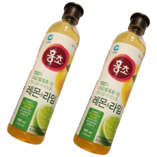 홍초 레몬&라임 음용식초, 900ml, 2개