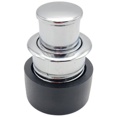 성원기업 PVC 매입손잡이(원터치 푸쉬)실버, 1개