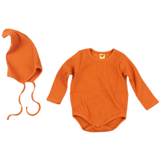 하트베이비 아동용 무지개골지꼬깔수트