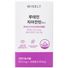 와이즐리 루테인지아잔틴 미니, 60정, 1개