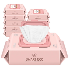 스마트에코 안단테 아기물티슈 캡형, 62g, 72매, 10개