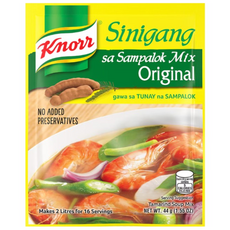 Knorr Sinigang Sampalok Mix Original 크노르 시니강 삼팔록 믹스 오리지날, 44g, 1개