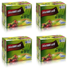 크린손 위생장갑 일반형 23.5 x 27 cm 500매, 500개입, 4개