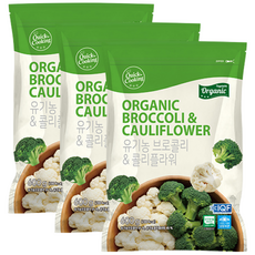 [퀵쿠킹] 냉동 유기농 브로콜리&콜리플라워, 3개, 600g