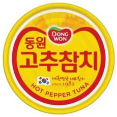 동원 고추 참치, 100g, 4개