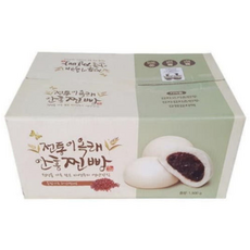 [이옥래 안흥찐빵] 흰찐빵 업소용 대용량, 1박스, 1.5kg