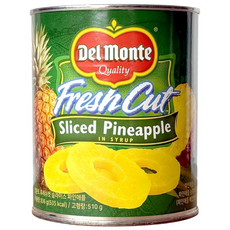 델몬트 후레쉬컷 슬라이스 파인애플, 836g, 1개