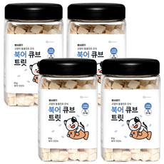 뽀시래기 고양이 동결건조 간식 큐브 트릿, 북어, 85g, 4개