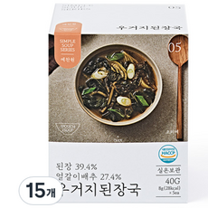 예찬원 우거지된장국, 8g, 15개