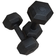 탑스포츠 PVC 육각아령 3 5 6 7 10kg 2개1셋트, 6kg, 2개
