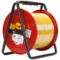 길방상사 누전차단 전선릴 전기릴선, 1개, 레드, 95m