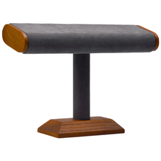 포디자인 원목 시계 팔찌 악세서리 거치대 진열대 스탠드 보관함, 1개, 그레이