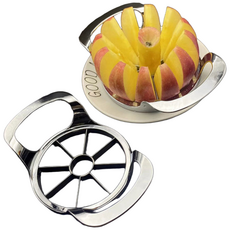 스텐 과일깎기 사과 배 채칼 커터기 과일플레이팅, 본상품선택, 1개