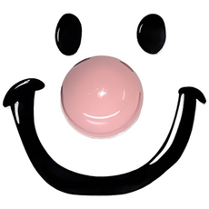 스마일 변기 위생 손잡이 부착용, 핑크