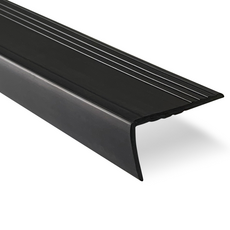 PVC 슈퍼디럭스2형 폭 60mm / 1.2M / 1.8M 색상 5가지 모서리보호 실내계단논슬립 장판마감재, 1개, 검정