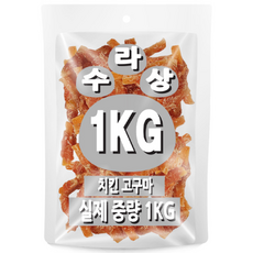 아이핏코리아 강아지 수라상 건조간식, 치킨고구마, 1kg, 1개