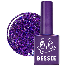 BESSIE 컬러 글리터 젤, GL12 팝핑퍼플, 11ml, 1개