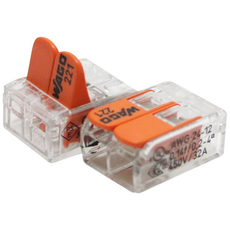 와고 스프링 푸시 커넥터 2P 221-412 100개 콘넥터 컨텍터