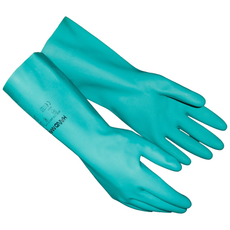 핸드맥스 니트로 니트릴 내화학 장갑, 1개, 그린