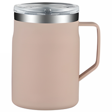 워터하마 스테인리스 데스크 머그컵 텀블러 550ml, 젠틀핑크, 1개