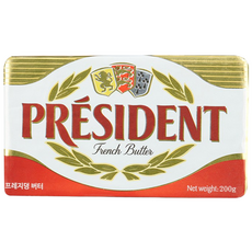 프레지덩 무가염 버터 200g 2개