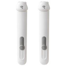 셀고 바늘실뜯개실꿰기가 하나로, 2개, 화이트