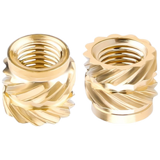 황동 인서트 너트 연결 조립 나사 고급형, 1개