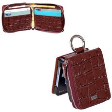 본아띠 천연소가죽 악어 돌체 지갑형 지퍼 힌지보호 갤럭시 Z플립 케이스