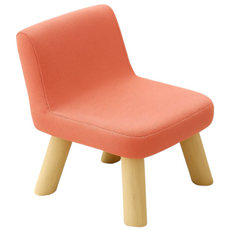 비비드 원목 등받이 미니 사각 스툴 의자 L, t핑크L, 1개