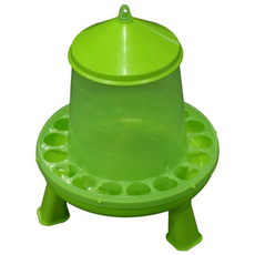 조류용 그린 향균 닭 모이통 4KG, 1개